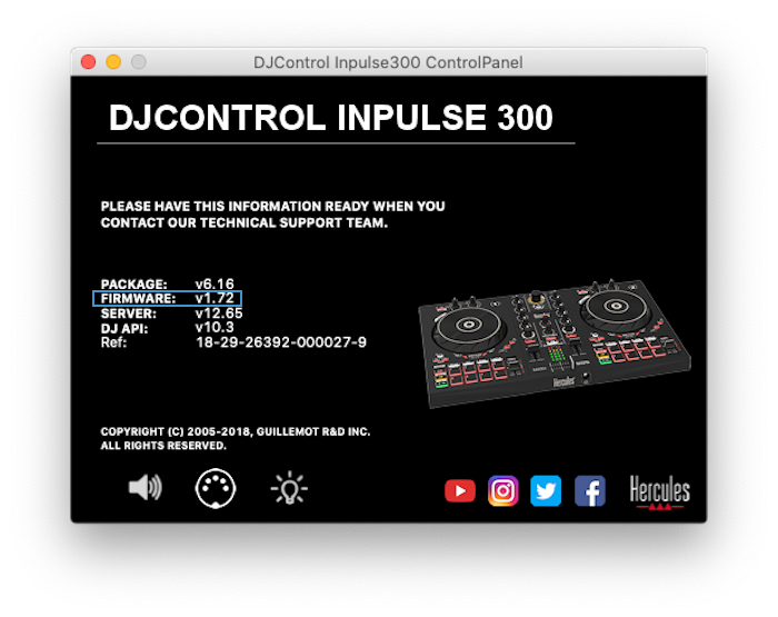 Hercules DJ Inpulse300 DJ Controller Version 1