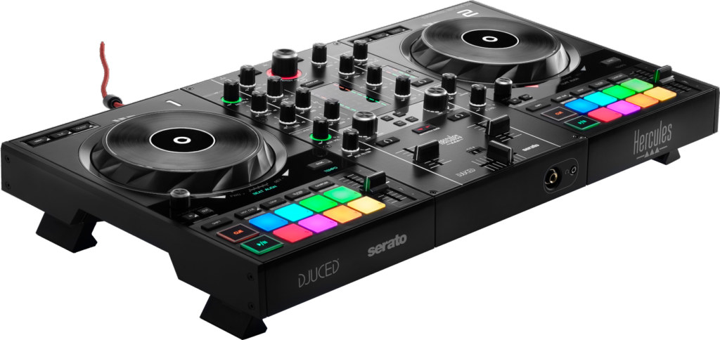 controladora dj hercules placa de sonido inpulse 300mk2 djuced serato