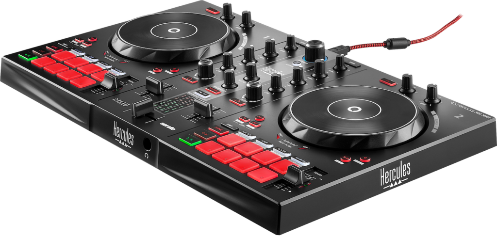 Hercules DJ Control Inpulse T7 2-Channel Motorized DJ Controller for Serato  and Djuced