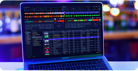 DJUCED PRO FT screen